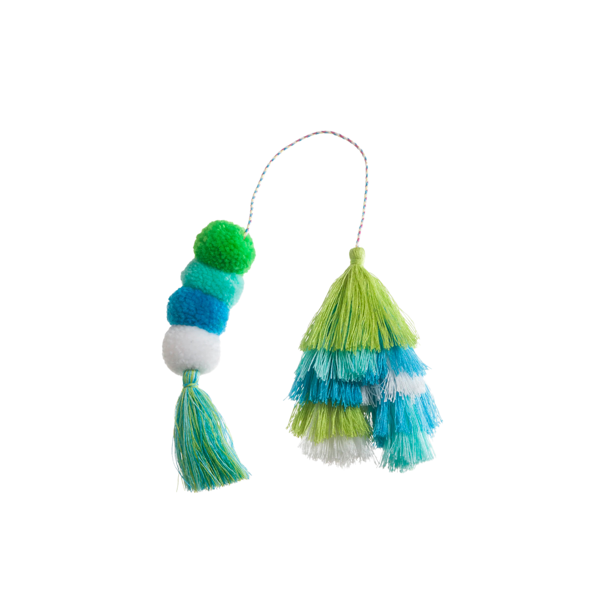 Bauble - Seaweed Double Tassel I2