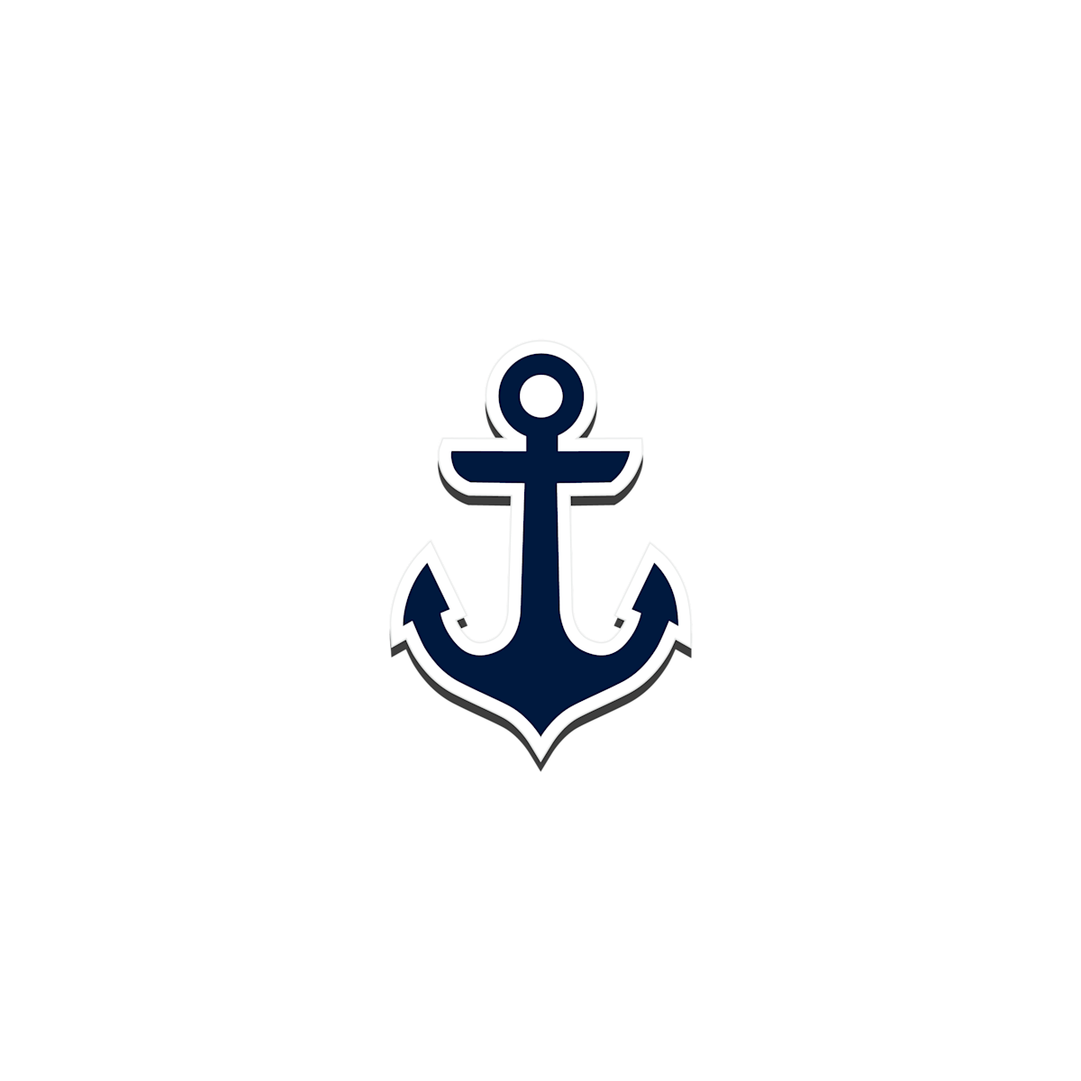 Bogg Bit - Navy Anchor D4