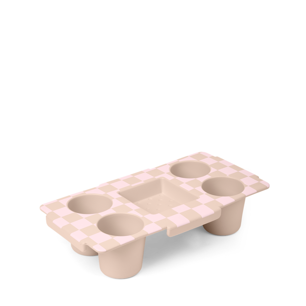 Top o' the Bogg to Ya - Checkered Linen/ Pink Marshmallow X2