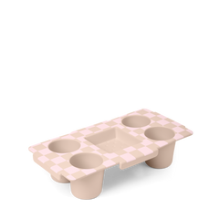Top o' the Bogg to Ya - Checkered Linen/ Pink Marshmallow X2
