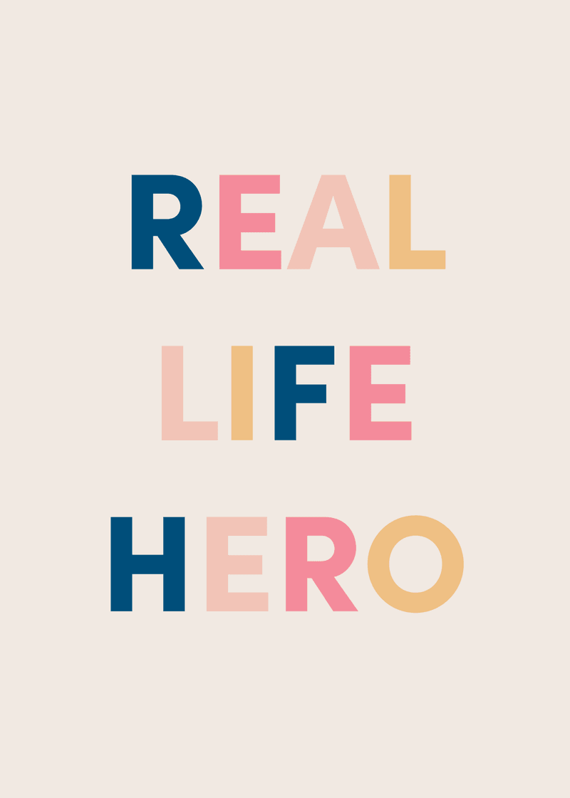 Real Life Hero Greeting Card S2
