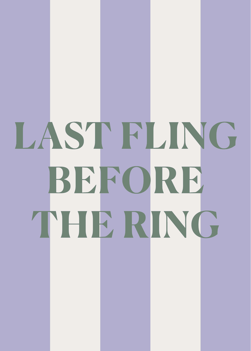 Last Fling Greeting Card P1