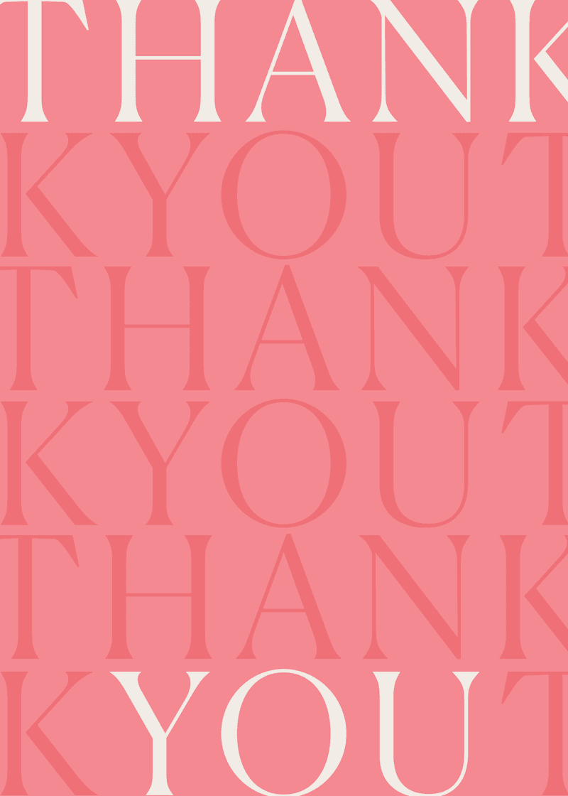 Bogg Thank You Greeting Card G2