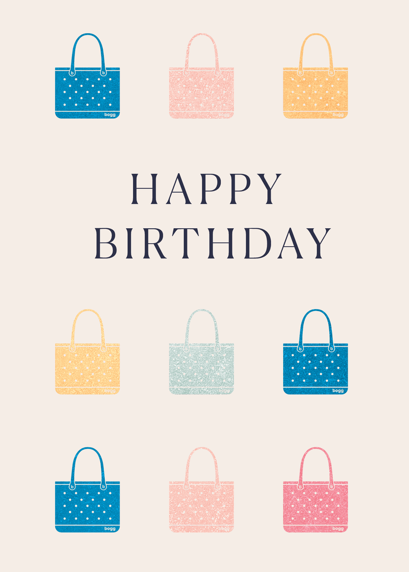 Happy Birthday Totes Greeting Card M2