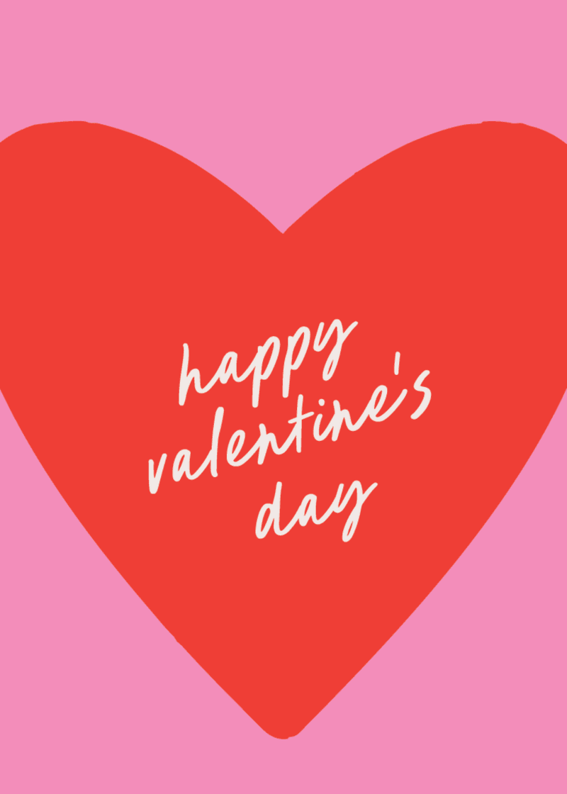 Happy Valentine's Day Greeting Card E3