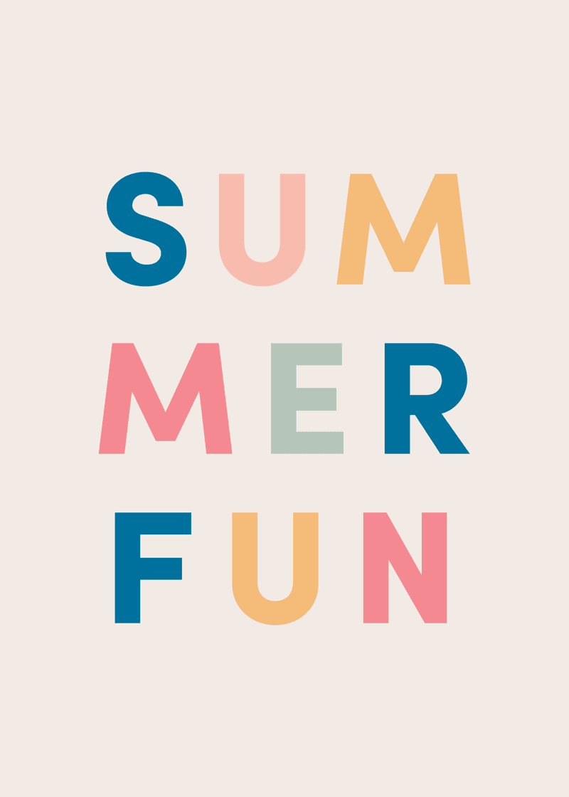 Summer Fun Greeting Card Q1
