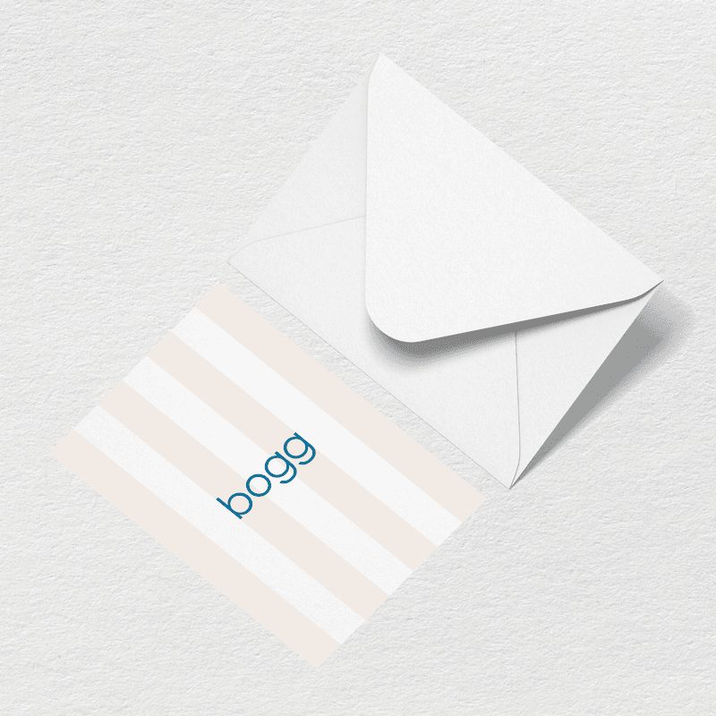 Bogg Stripes Greeting Card O0