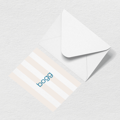 Bogg Stripes Greeting Card O0