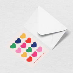 Hearts Greeting Card O9
