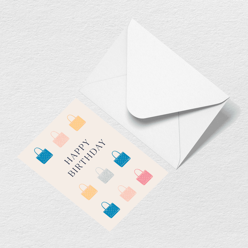 Happy Birthday Totes Greeting Card M2