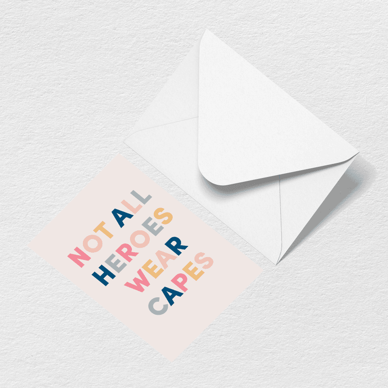 Heroes Greeting Card H3