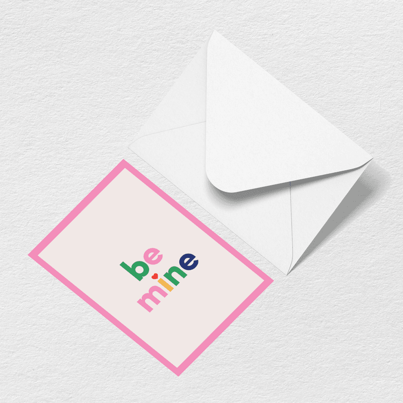 Be Mine Greeting Card G6