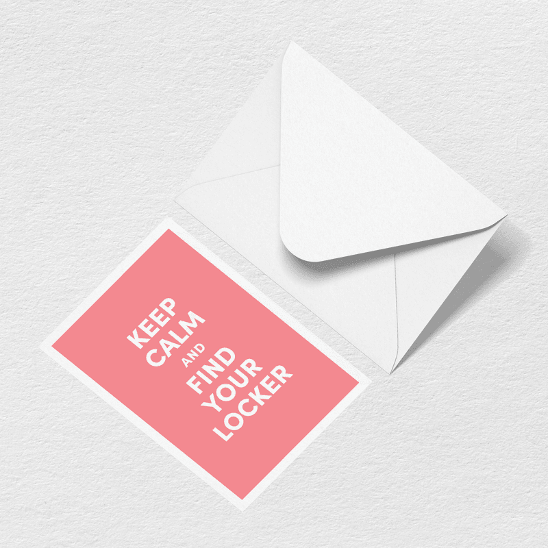Keep Calm Greeting Card C5