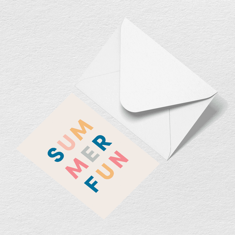 Summer Fun Greeting Card Q1