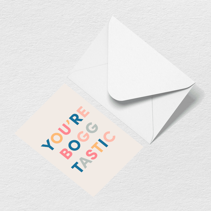 You're Boggtastic Greeting Card X7