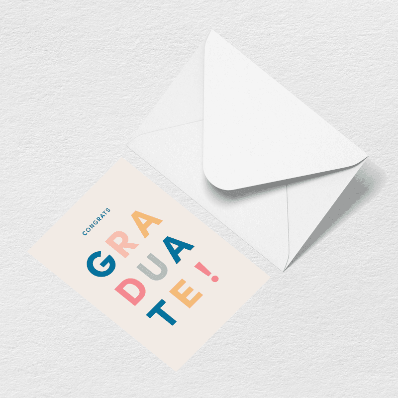 Graduation Graduate Greeting Card Q9